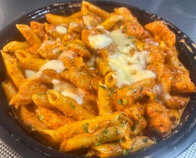 Chicken Penne Vodka.